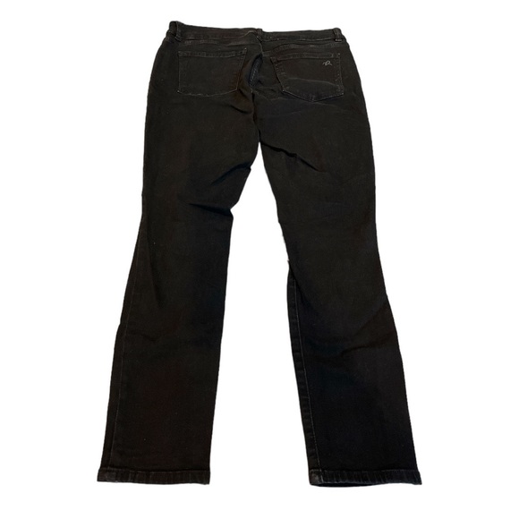 Dl1961 Emma Power Leggings Skinny Distressed Jeans Black Size 29 - Picture 2 of 9